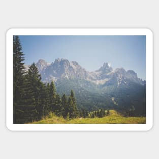 Vintage italian alps Sticker